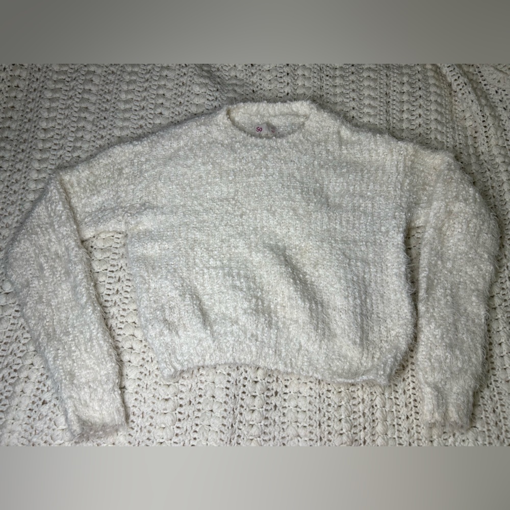 So, fuzzy warm women’s sweater